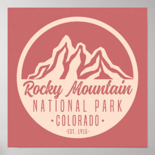 Nationaal Park Colorado Rocky Mountain Poster