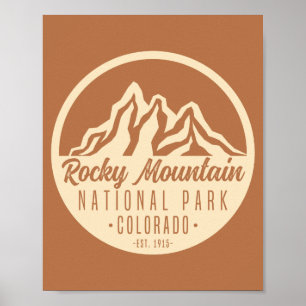 Nationaal Park Colorado Rocky Mountain Poster