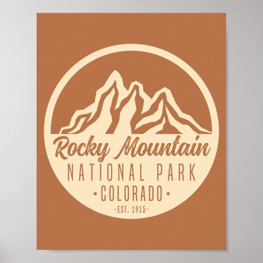 Nationaal Park Colorado Rocky Mountain Poster (Voorkant)