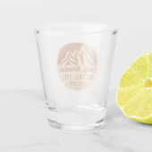 Nationaal Park Colorado Rocky Mountain Shot Glas (Achterkant)