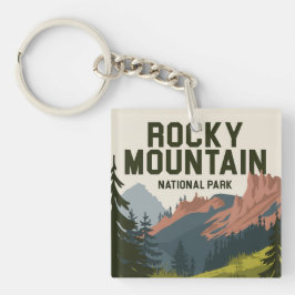 Nationaal Park Colorado Rocky Mountain Sleutelhanger