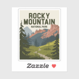 Nationaal Park Colorado Rocky Mountain Sticker