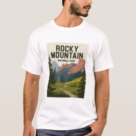 Nationaal Park Colorado Rocky Mountain T-shirt