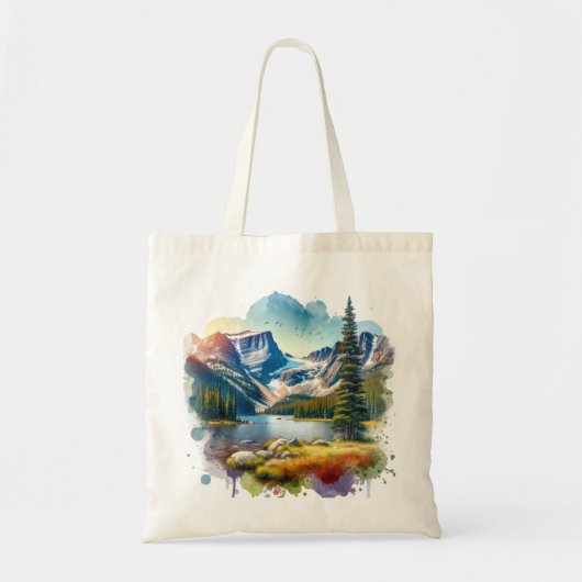 Nationaal Park Colorado Rocky Mountain Tote Bag (Voorkant)