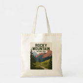 Nationaal Park Colorado Rocky Mountain Tote Bag (Achterkant)