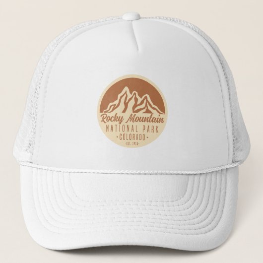 Nationaal Park Colorado Rocky Mountain Trucker Pet (Voorkant)