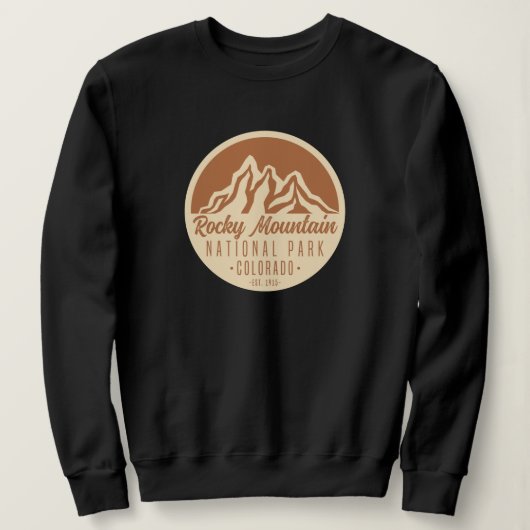Nationaal Park Colorado Rocky Mountain Trui (Design voorkant)
