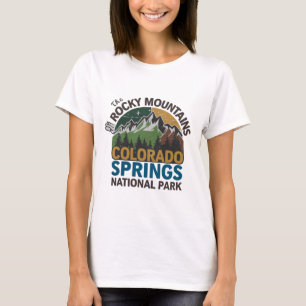 Nationaal park Colorado Rocky Mountains T-shirt