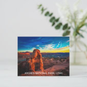 Nationaal park Colorful Utah Arches Briefkaart (Staand voorkant)