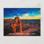 Nationaal park Colorful Utah Arches Briefkaart (Voorkant)