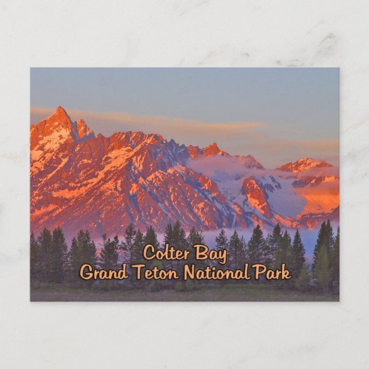 Nationaal park Colter Bay Grand Teton Briefkaart (Voorkant)