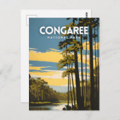 Nationaal park Congaree Briefkaart (Voorkant / Achterkant)