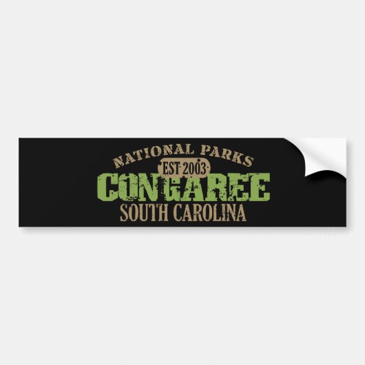 Nationaal park Congaree Bumpersticker (Voorkant)