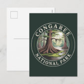 Nationaal park Congaree Feestdagenkaart (Voorkant / Achterkant)