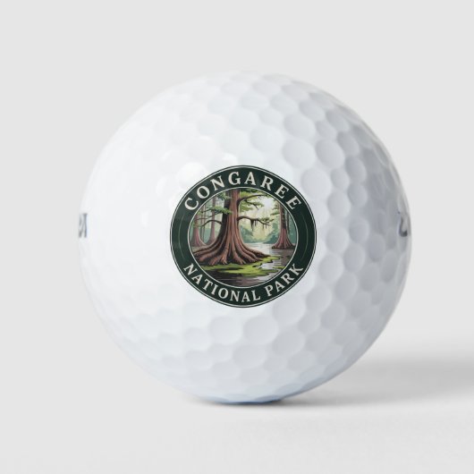 Nationaal park Congaree Golfballen (Voorkant)