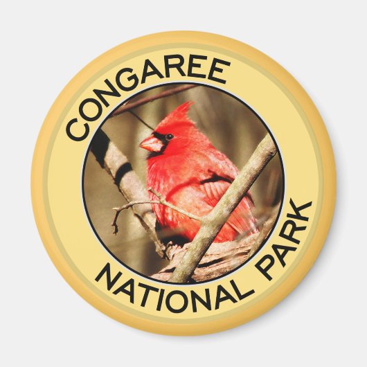 Nationaal park Congaree Magneet (Voorkant)
