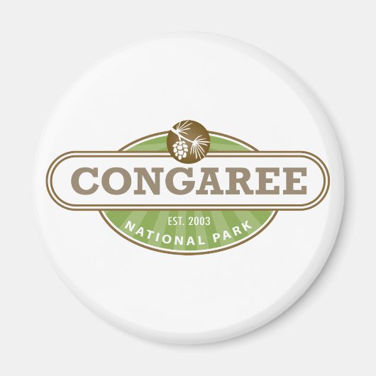 Nationaal park Congaree Magneet (Voorkant)