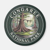 Nationaal park Congaree Magneet (Voorkant)