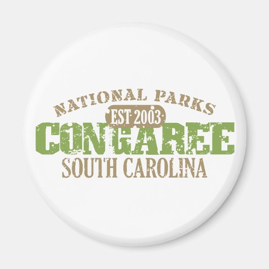 Nationaal park Congaree Magneet (Voorkant)