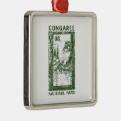 Nationaal park Congaree Metalen Ornament (Rechts)