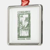 Nationaal park Congaree Metalen Ornament (Links)