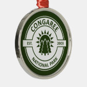 Nationaal park Congaree Metalen Ornament (Rechts)