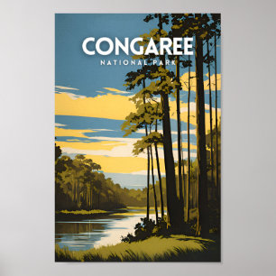 Nationaal park Congaree Poster