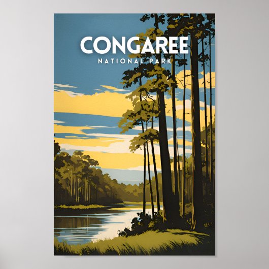 Nationaal park Congaree Poster (Voorkant)