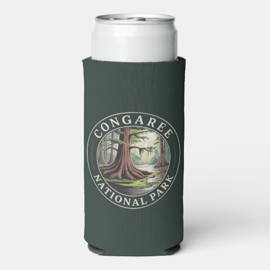 Nationaal park Congaree Seltzer Blikjeskoeler (Seltzer Achterkant)