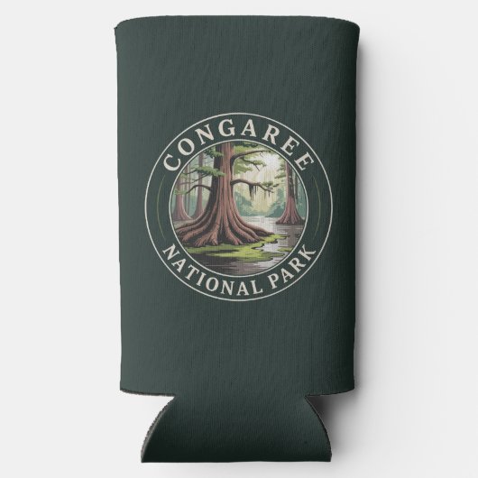 Nationaal park Congaree Seltzer Blikjeskoeler (Achterkant)