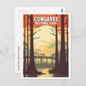  Nationaal Park Congaree, South Carolina Briefkaart (Voorkant / Achterkant)