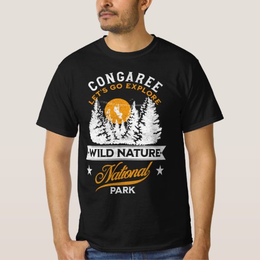 Nationaal park Congaree T-shirt (Voorkant)