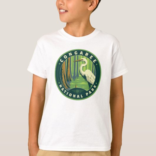 Nationaal park Congaree T-shirt (Voorkant)