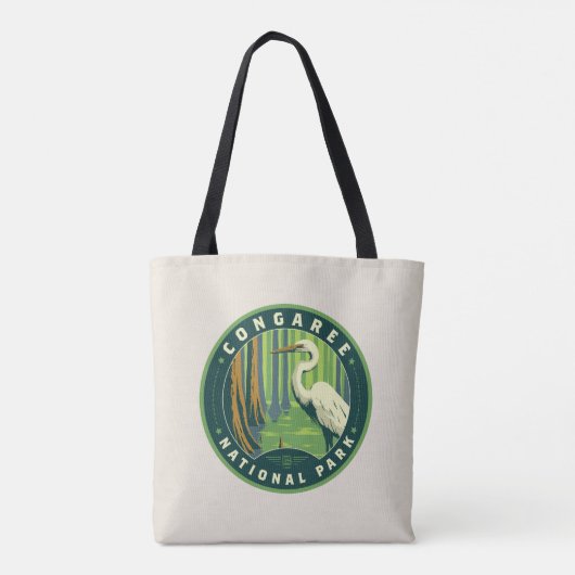 Nationaal park Congaree Tote Bag (Achterkant)