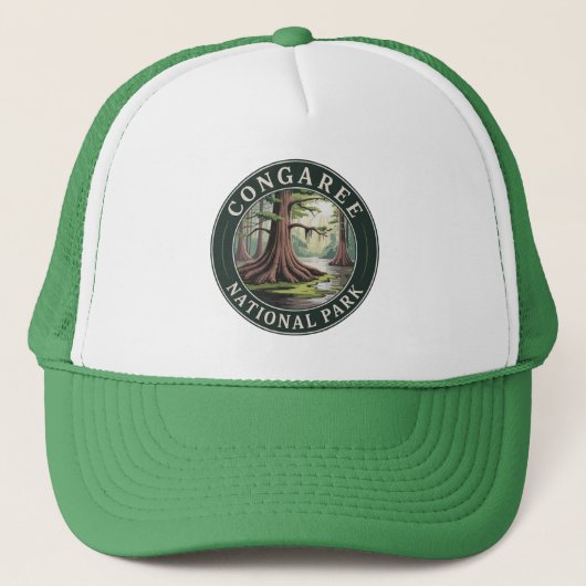 Nationaal park Congaree Trucker Pet (Voorkant)