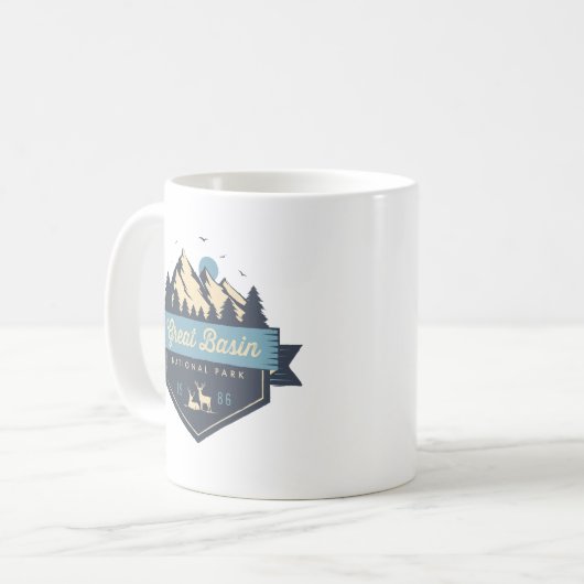 Nationaal park Cool Rustic Great Basin Koffiemok (Voorkant links)