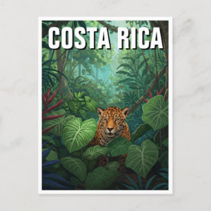 Nationaal park Corcovado Costa Rica Jaguar Briefkaart