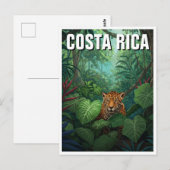 Nationaal park Corcovado Costa Rica Jaguar Briefkaart (Voorkant / Achterkant)