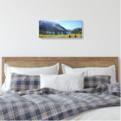 Nationaal park Cosley Lake - Glacier Canvas Afdruk (Insitu (Slaapkamer))