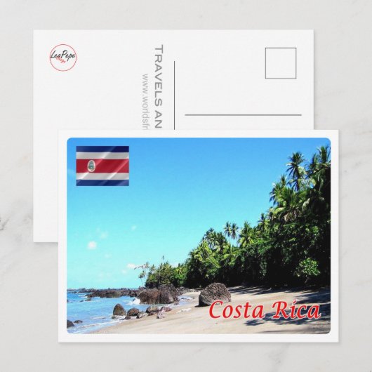 Nationaal park Costa Rica - Corcovado - Briefkaart (Voorkant / Achterkant)