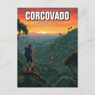 Nationaal park Costa Rica Corcovado Briefkaart