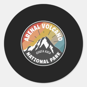 Nationaal Park Costa Rica Ronde Sticker
