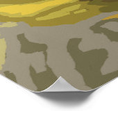 Nationaal park Cowboy & Horse - Yellowstone Poster (Hoek)