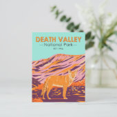 Nationaal park Coyote - Death Valley  Briefkaart (Staand voorkant)