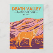 Nationaal park Coyote - Death Valley  Briefkaart (Voorkant)