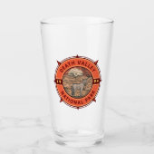 Nationaal park Coyote Retro Compass Death Valley Glas (Voorkant)