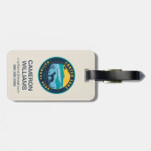 Nationaal park Crater Lake Bagagelabel (Achterkant horizontaal)