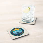 Nationaal park Crater Lake Bier Onderzetter (Rechterzijde)