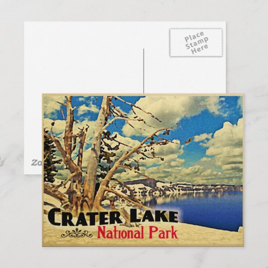 Nationaal park Crater Lake Briefkaart (Voorkant / Achterkant)