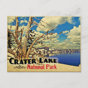 Nationaal park Crater Lake Briefkaart